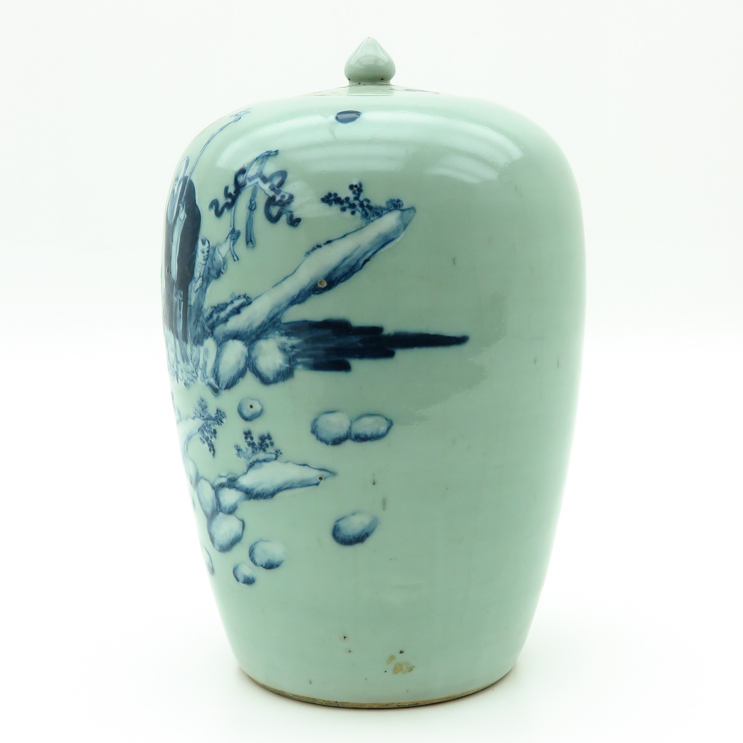 A Celadon and Blue Ginger Jar - Image 2 of 9