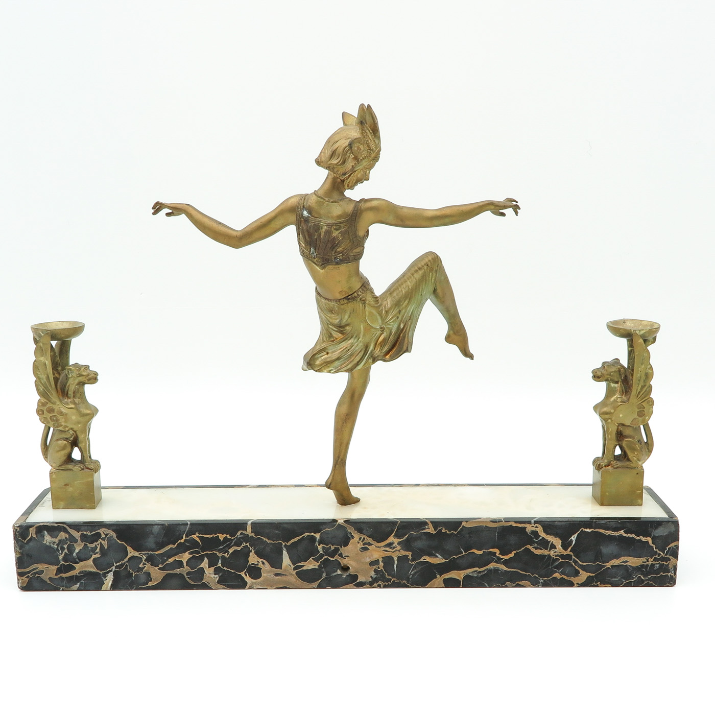 A Signed Bronze Art Nouveau Sculpture - Image 2 of 3