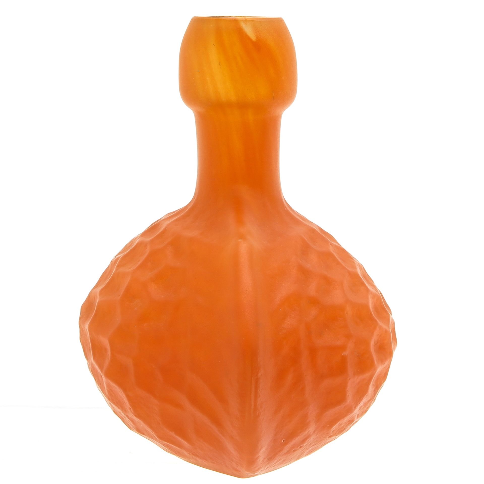 An Orange Glass Vase - Bild 4 aus 7