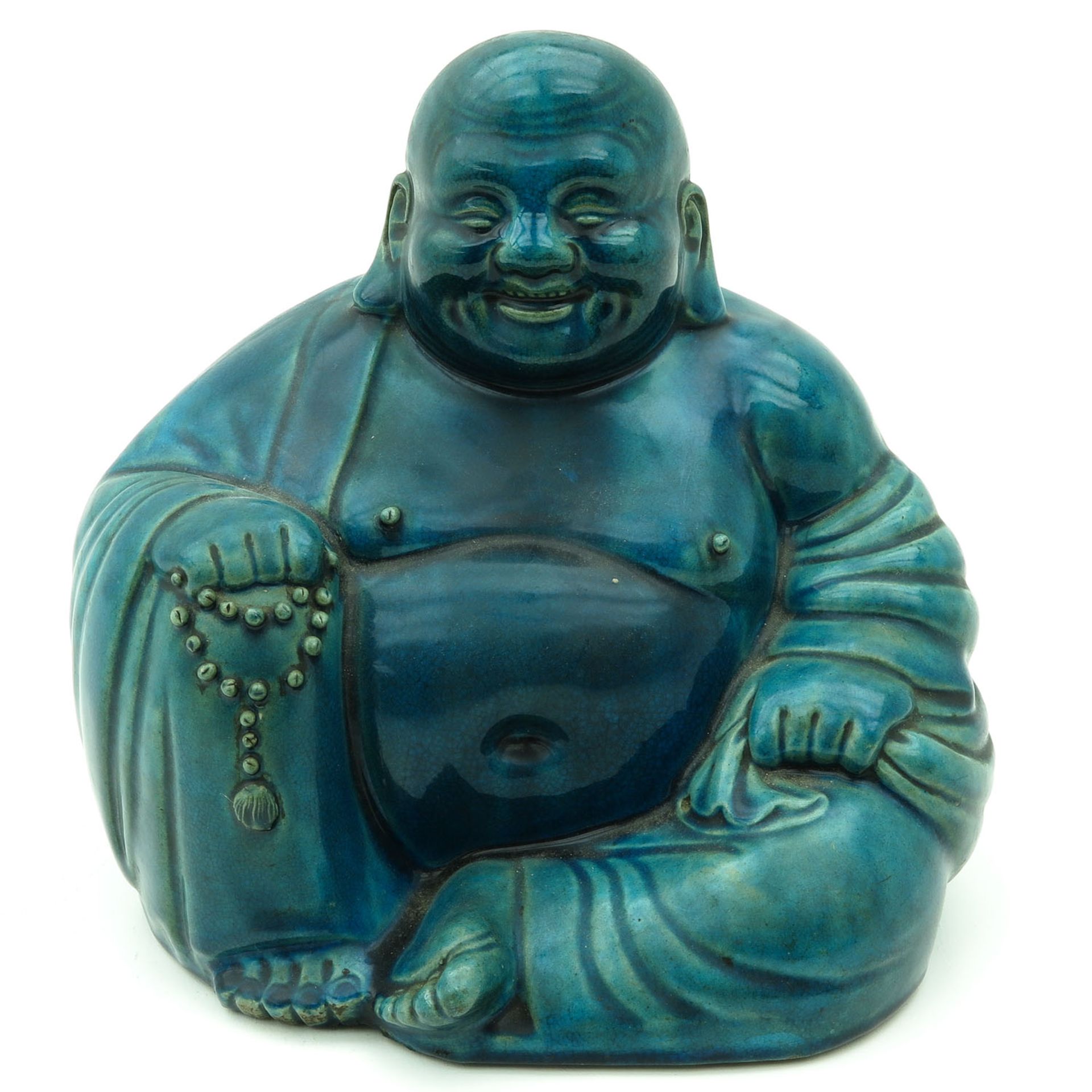 A Hotai Buddha Sculpture
