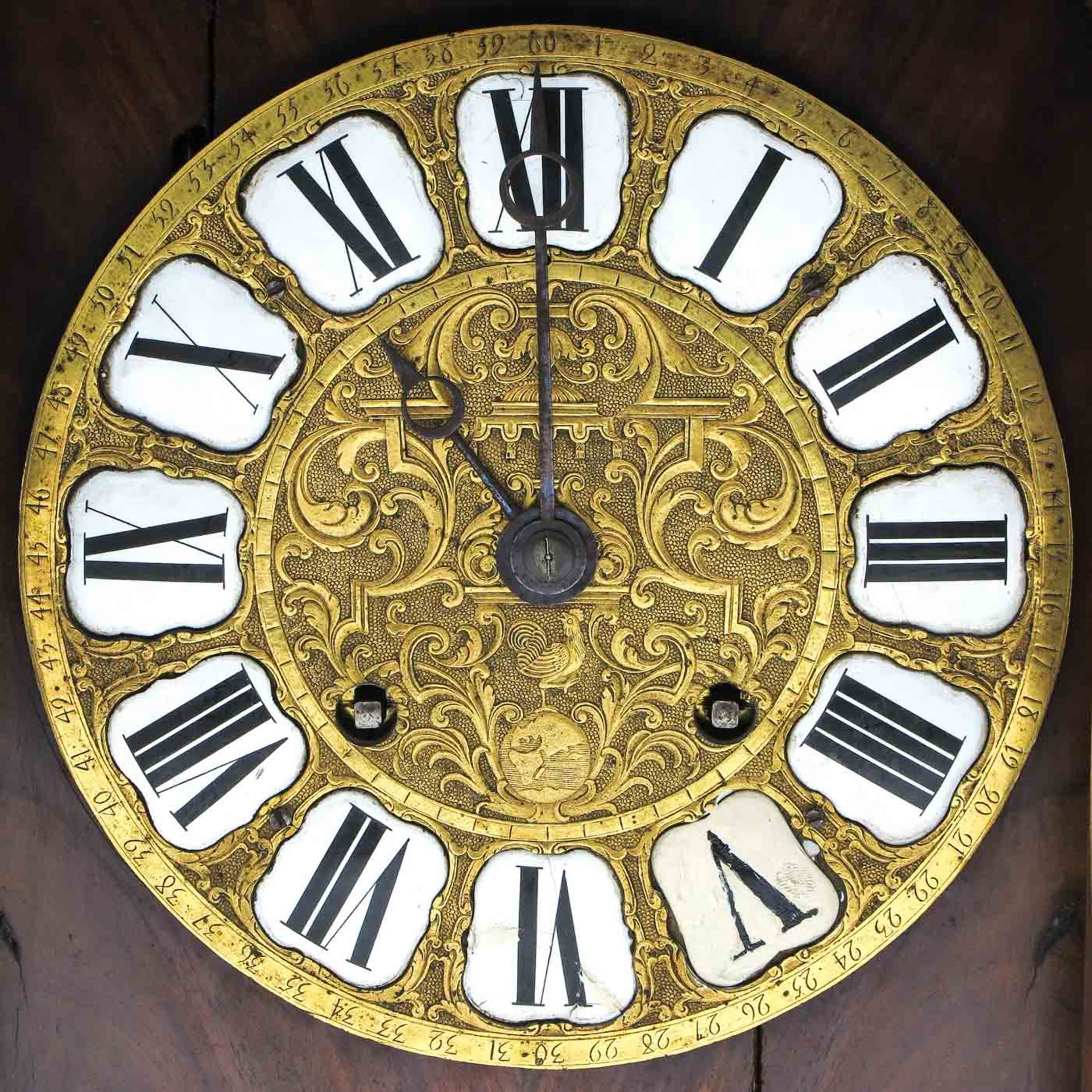 An Signed Religious Clock Circa 1690 - Bild 5 aus 7