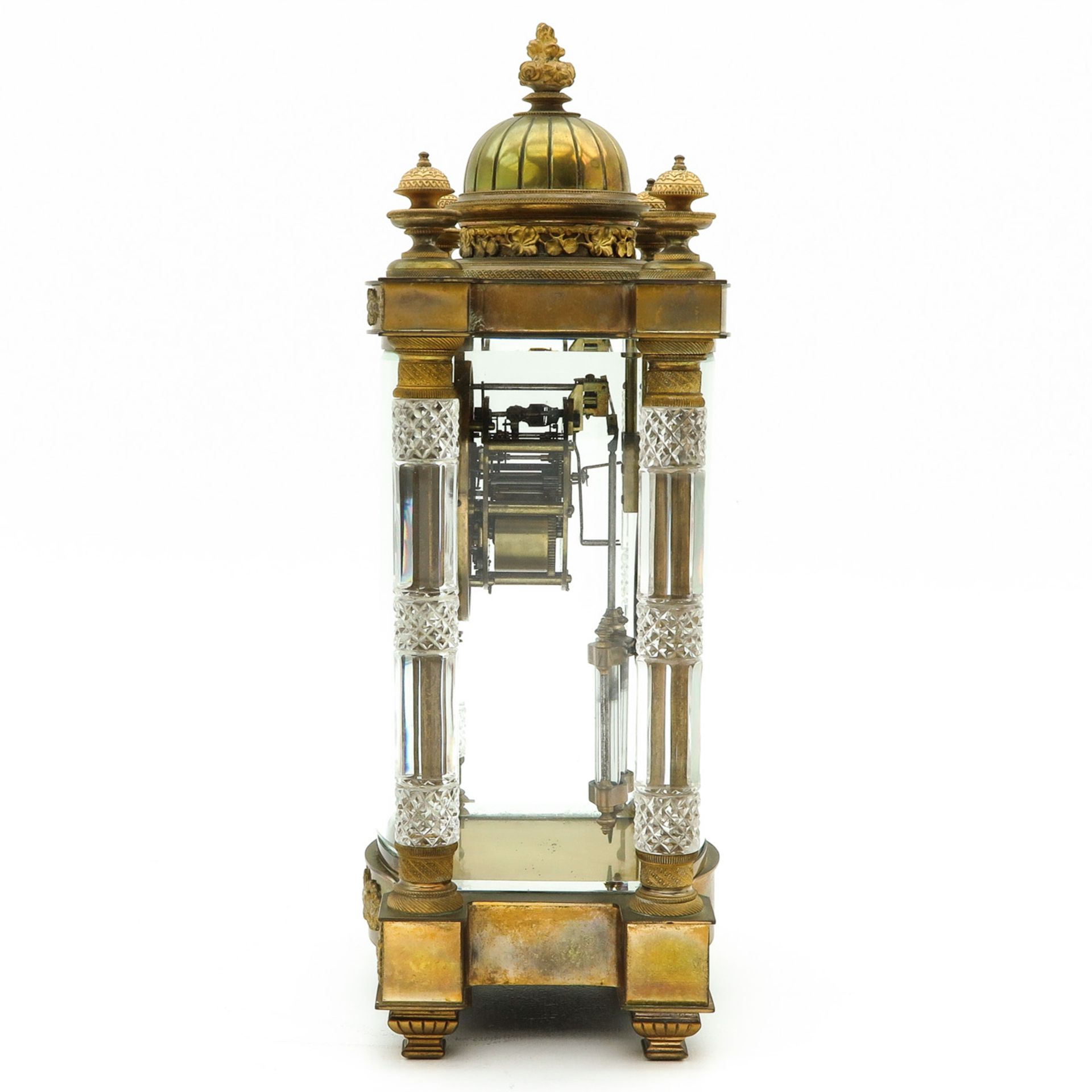 A Signed 19th Century Column Clock - Bild 3 aus 9