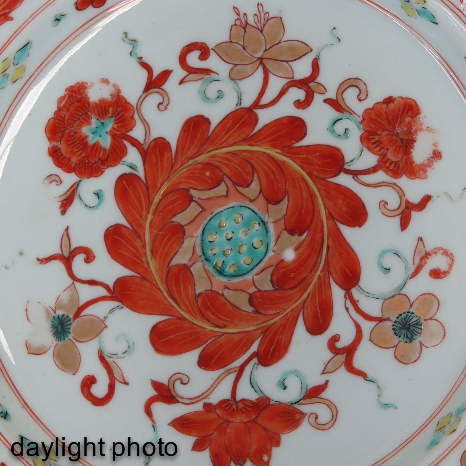 A Famille Rose and Polychrome Plate - Image 9 of 10