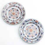 A Pair of Imari Plates