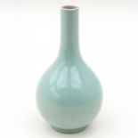 A Celadon Bottle Vase