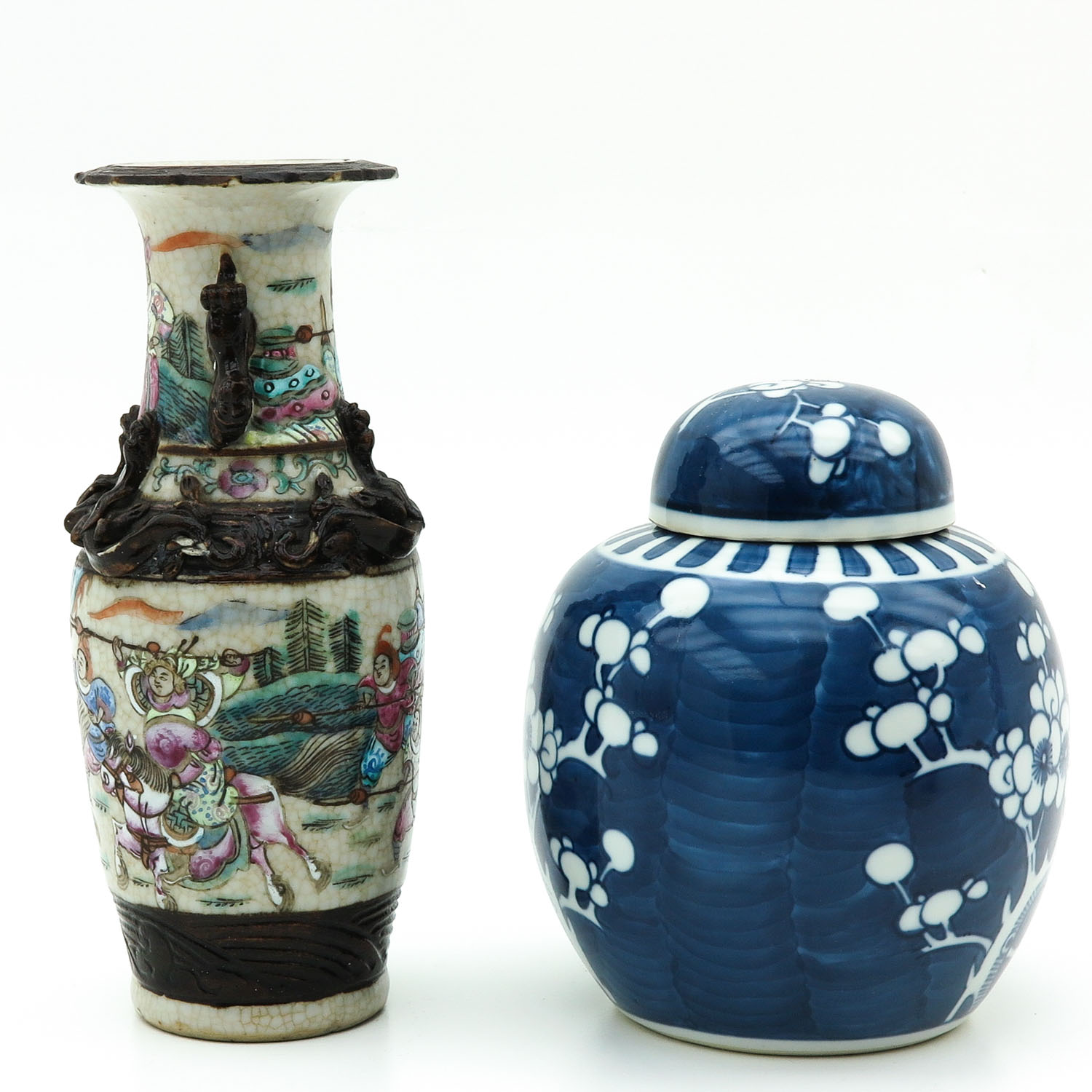 A Ginger Jar and Nanking Vase - Image 2 of 9