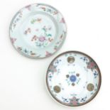 Two Famille Rose Plates