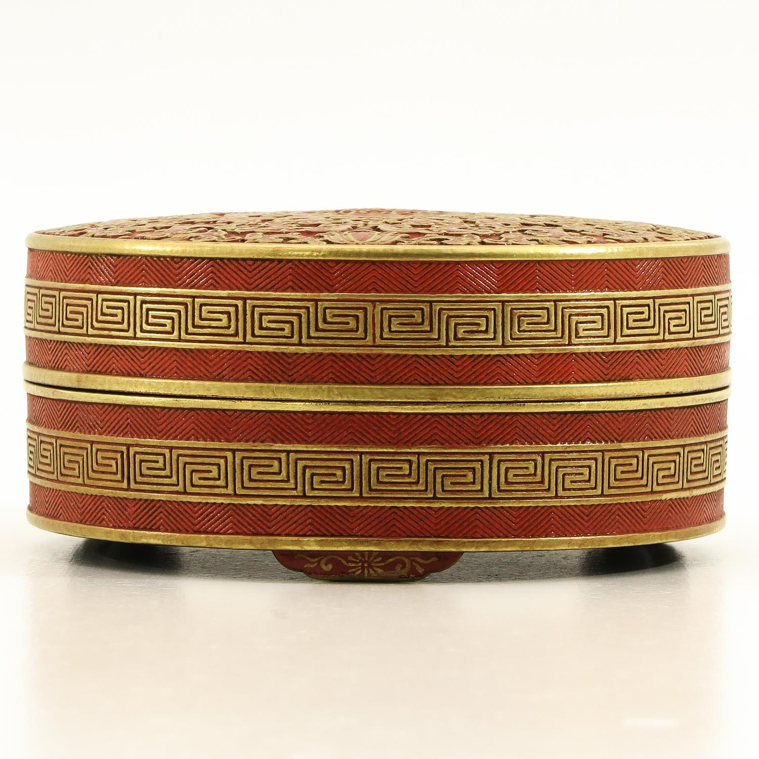 An Orange and Gilt Box - Image 4 of 9