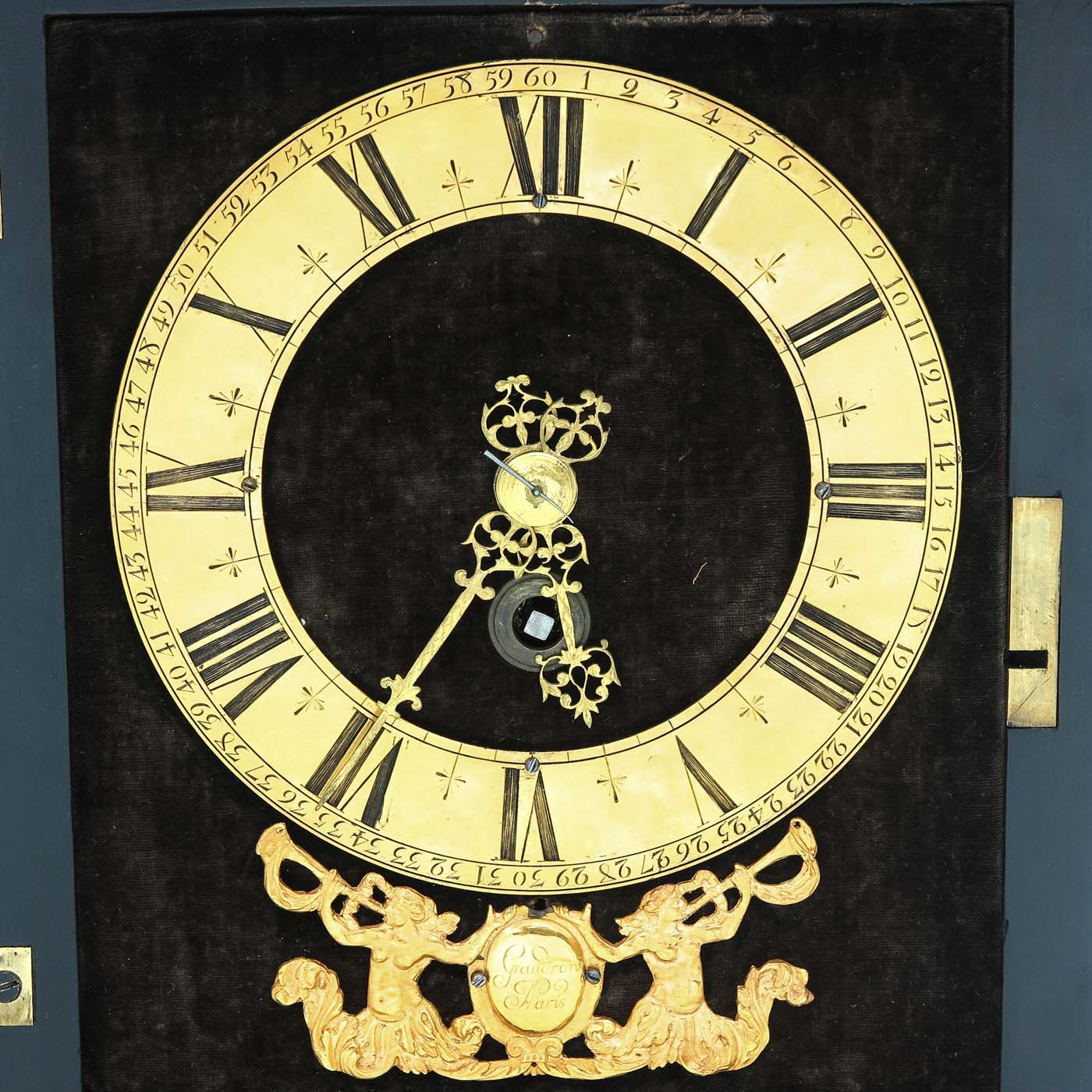 A Signed 17th Century French Religious Clock - Image 6 of 9