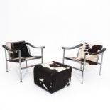 Two Le Corbusier Arm Chairs