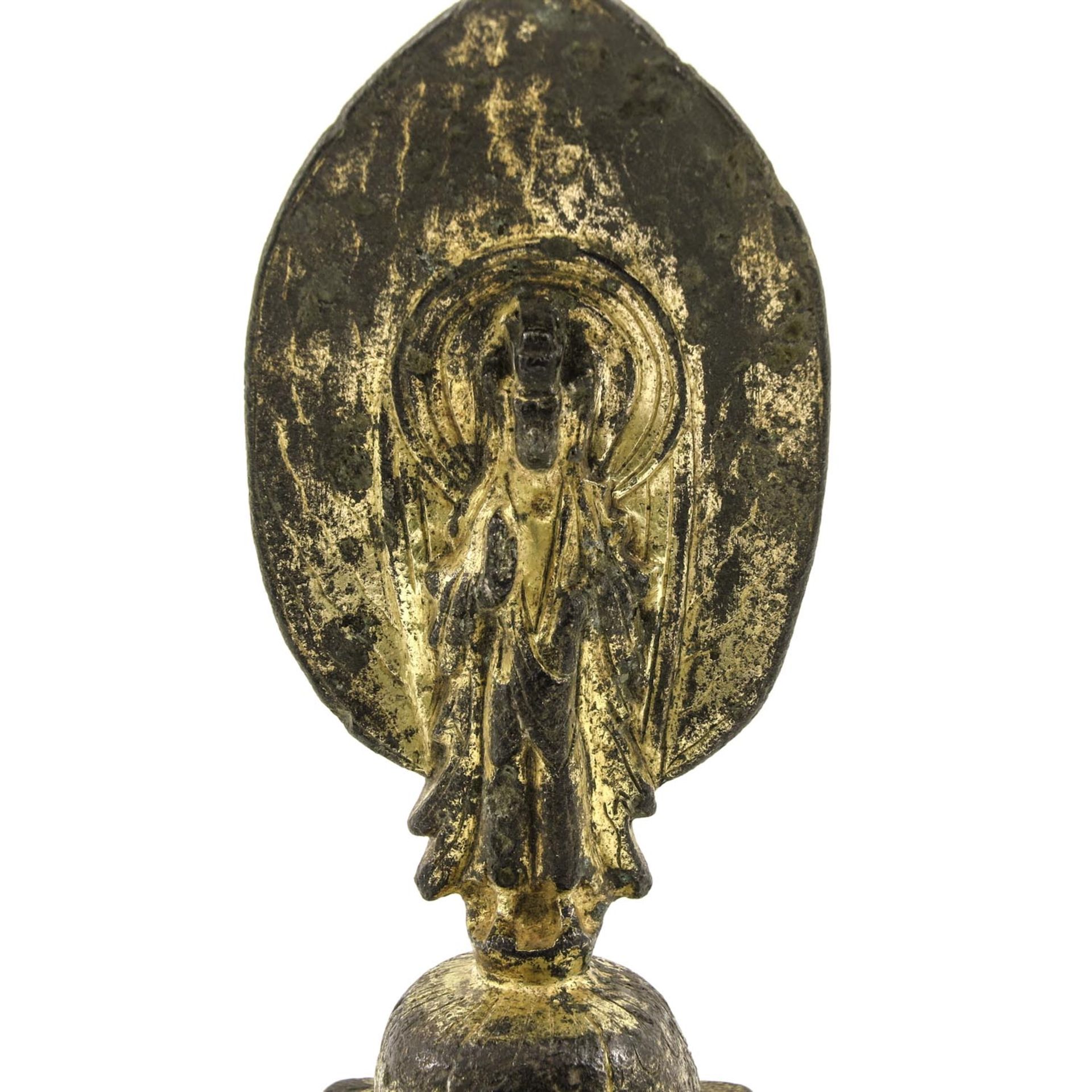 A Gilt Buddha Sculpture - Bild 7 aus 10