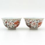 A Pair of Polychrome Bowls