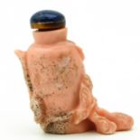 A Coral Snuff Bottle
