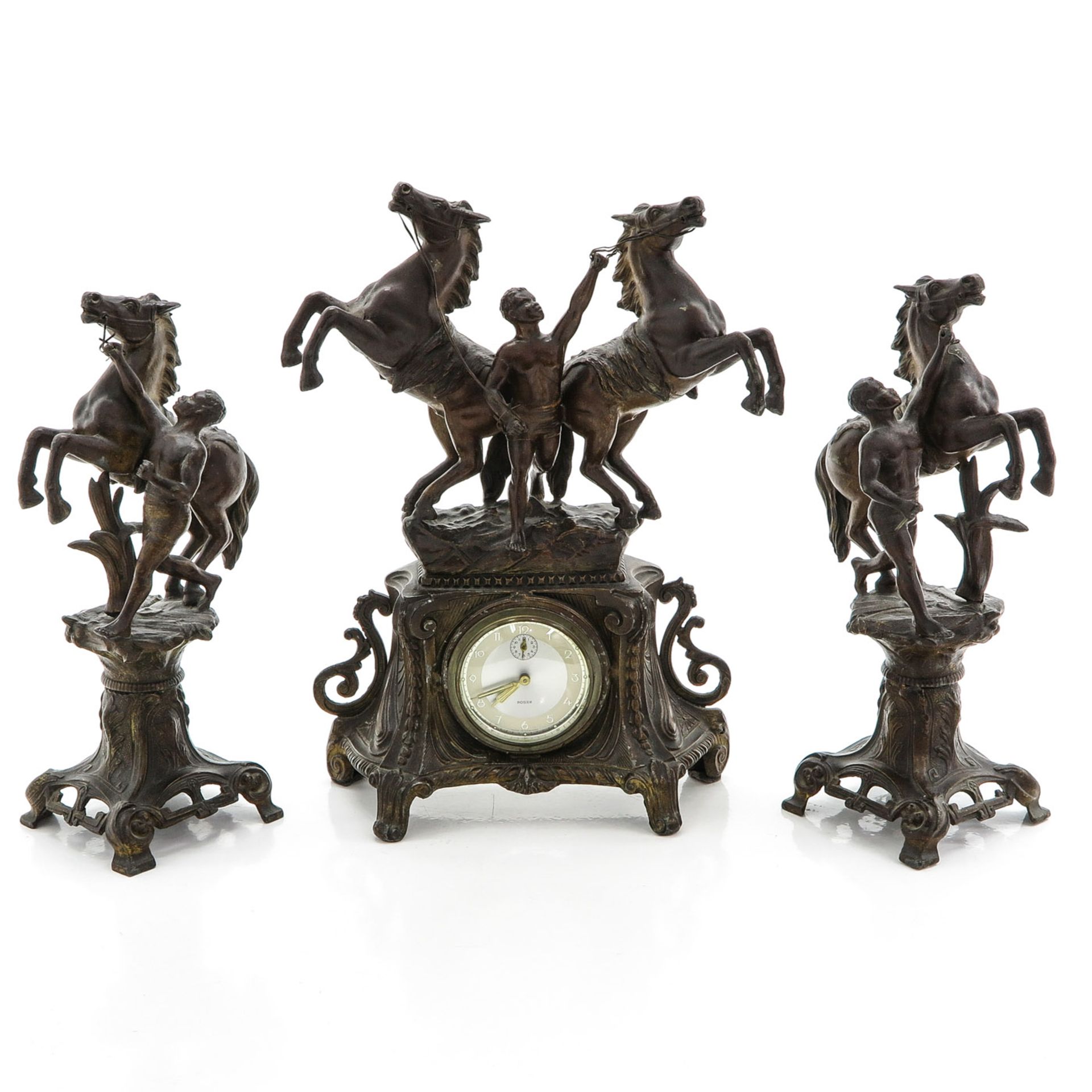 A Three Piece Clock Set