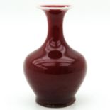 A Sang de Boeuf Vase