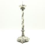 A Silver Church Candlestick