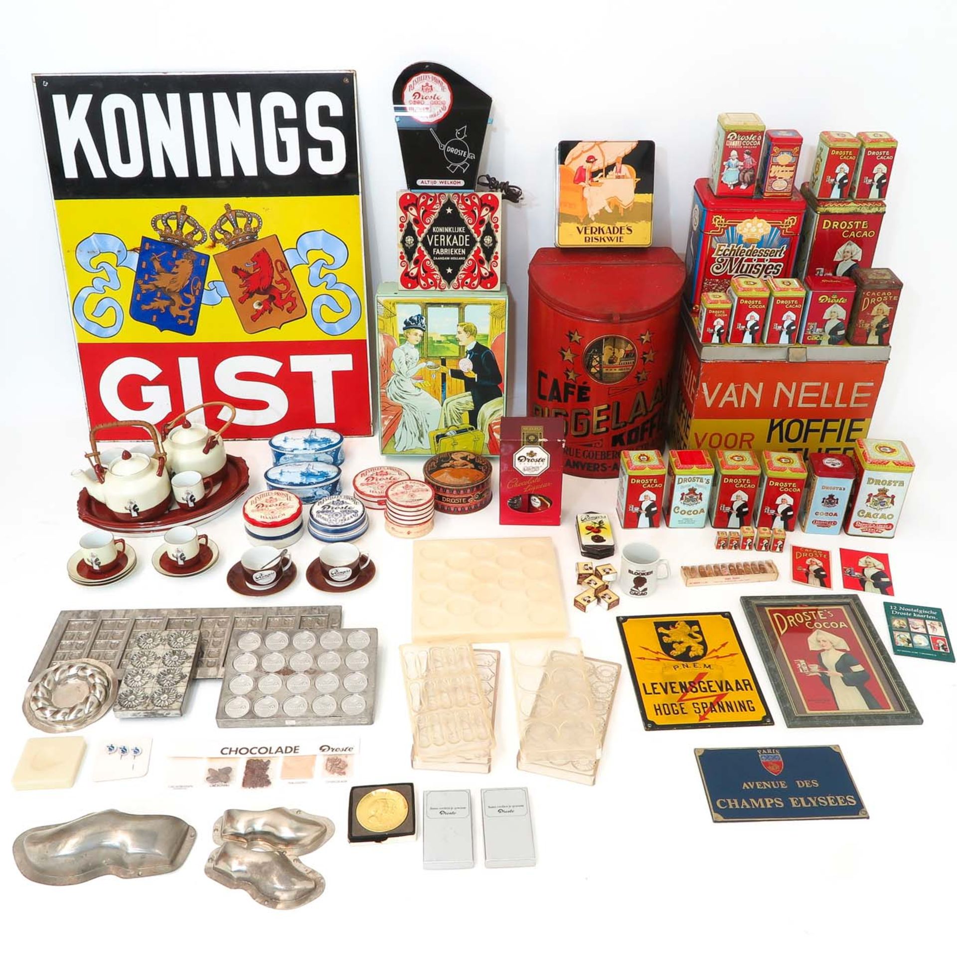 A Collection of Chocolate Advertising Items