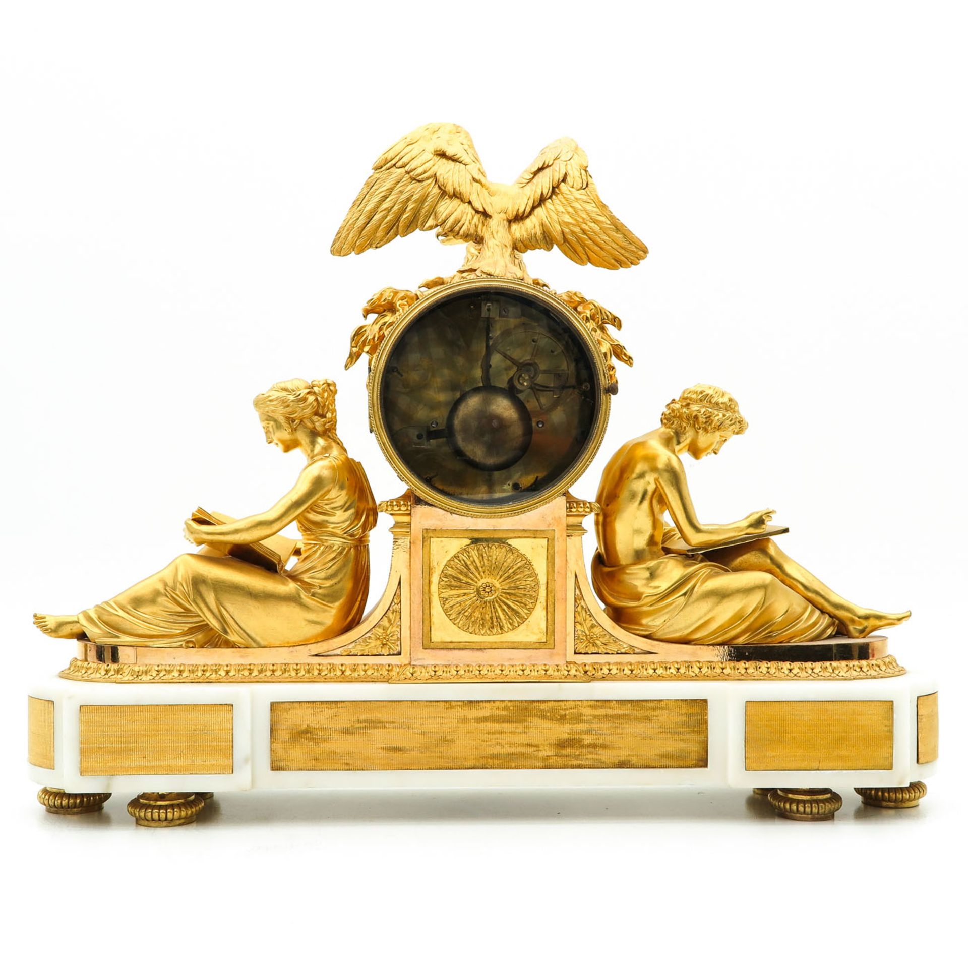 A Signed Louis XVI Period French Pendulum - Bild 4 aus 7