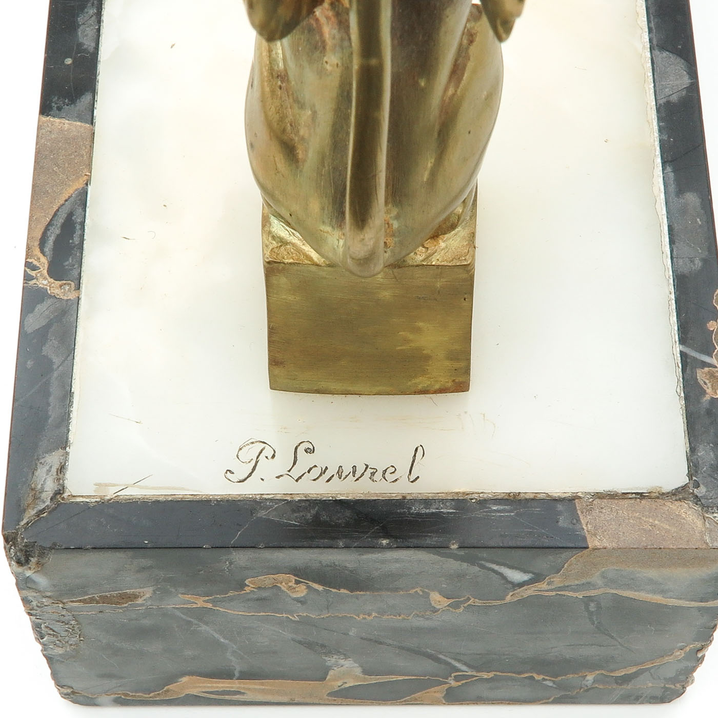 A Signed Bronze Art Nouveau Sculpture - Image 3 of 3