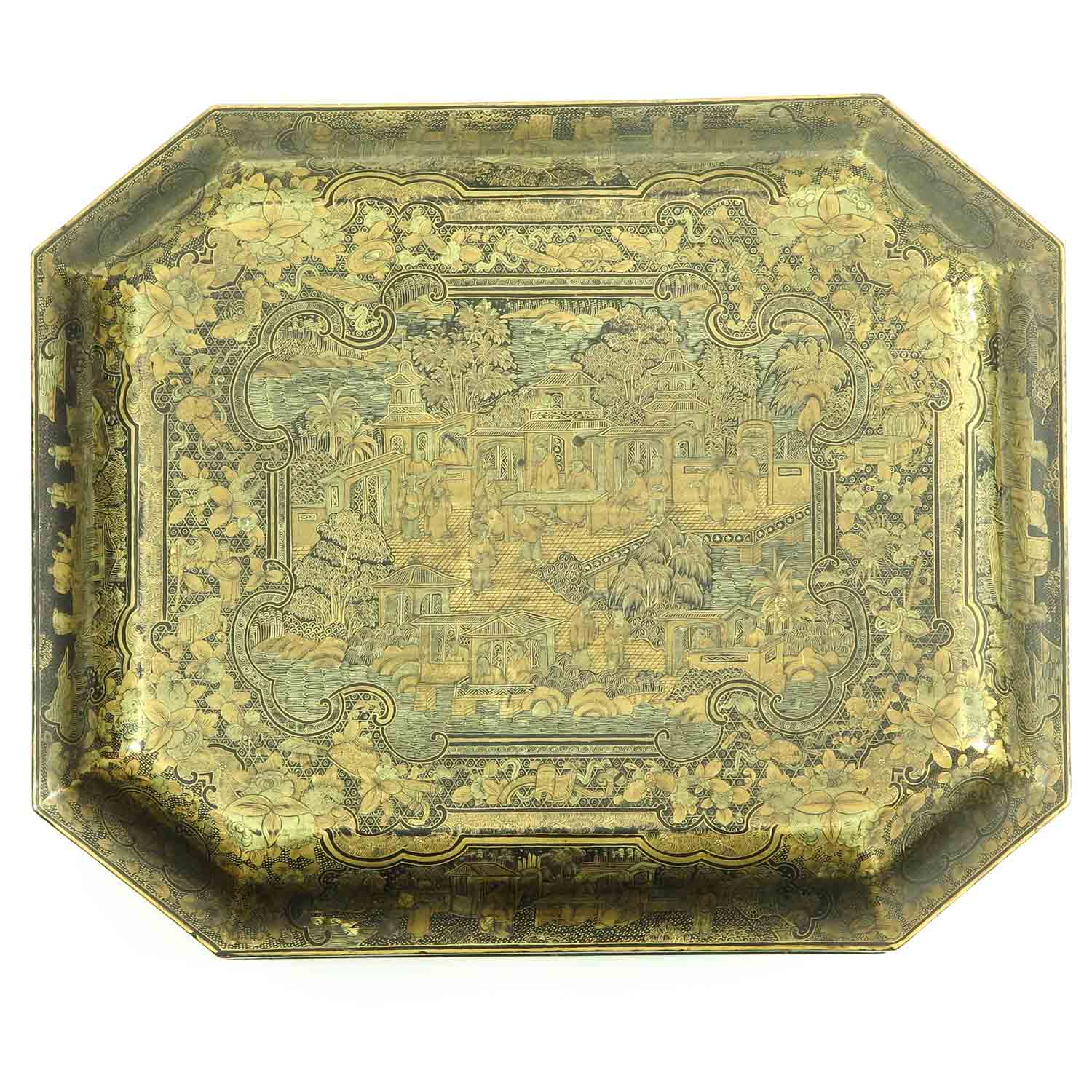 A Chinese Lacquer Game Box - Image 5 of 10