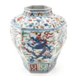 A Wucai Vase