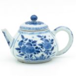 A Blue and White Teapot