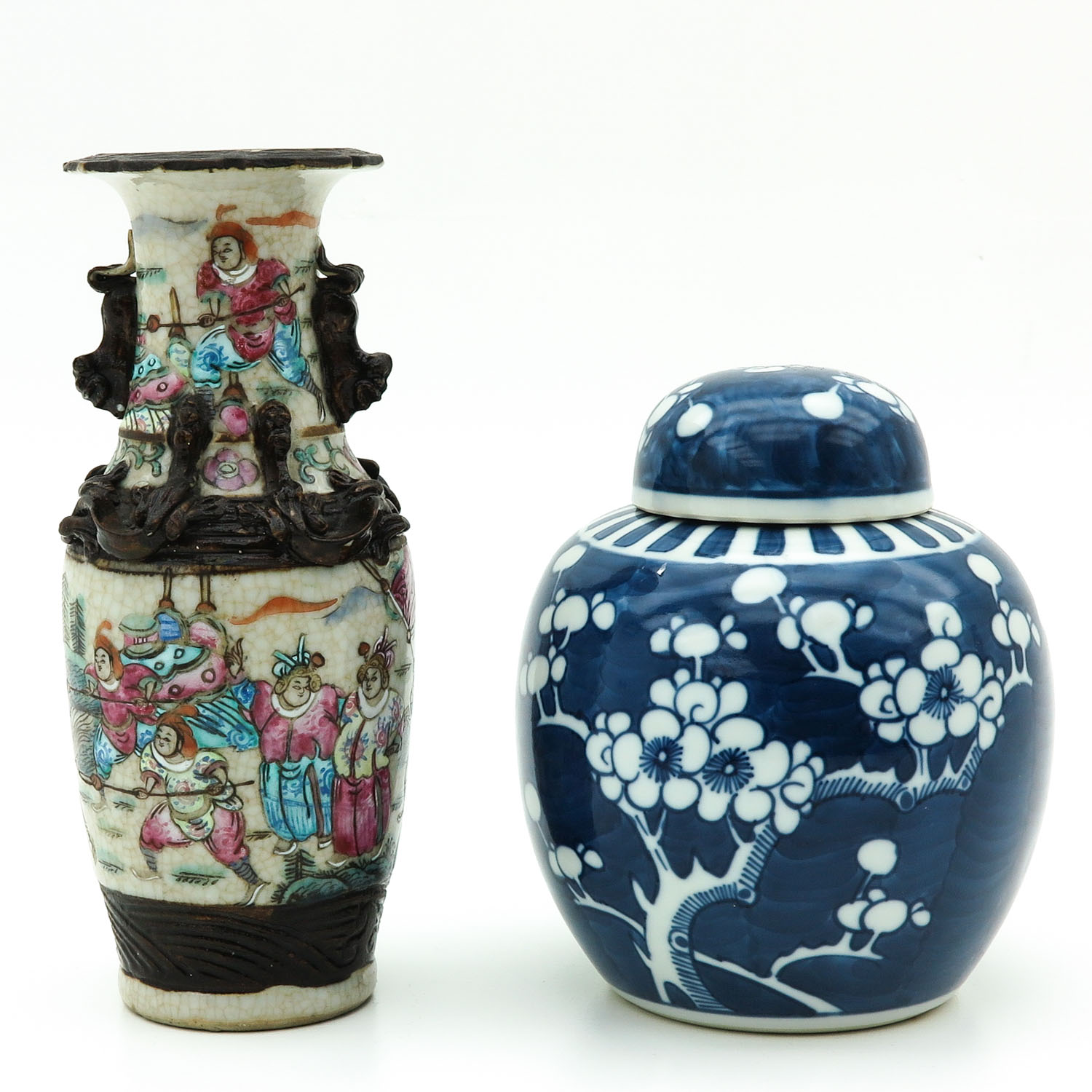 A Ginger Jar and Nanking Vase - Image 3 of 9