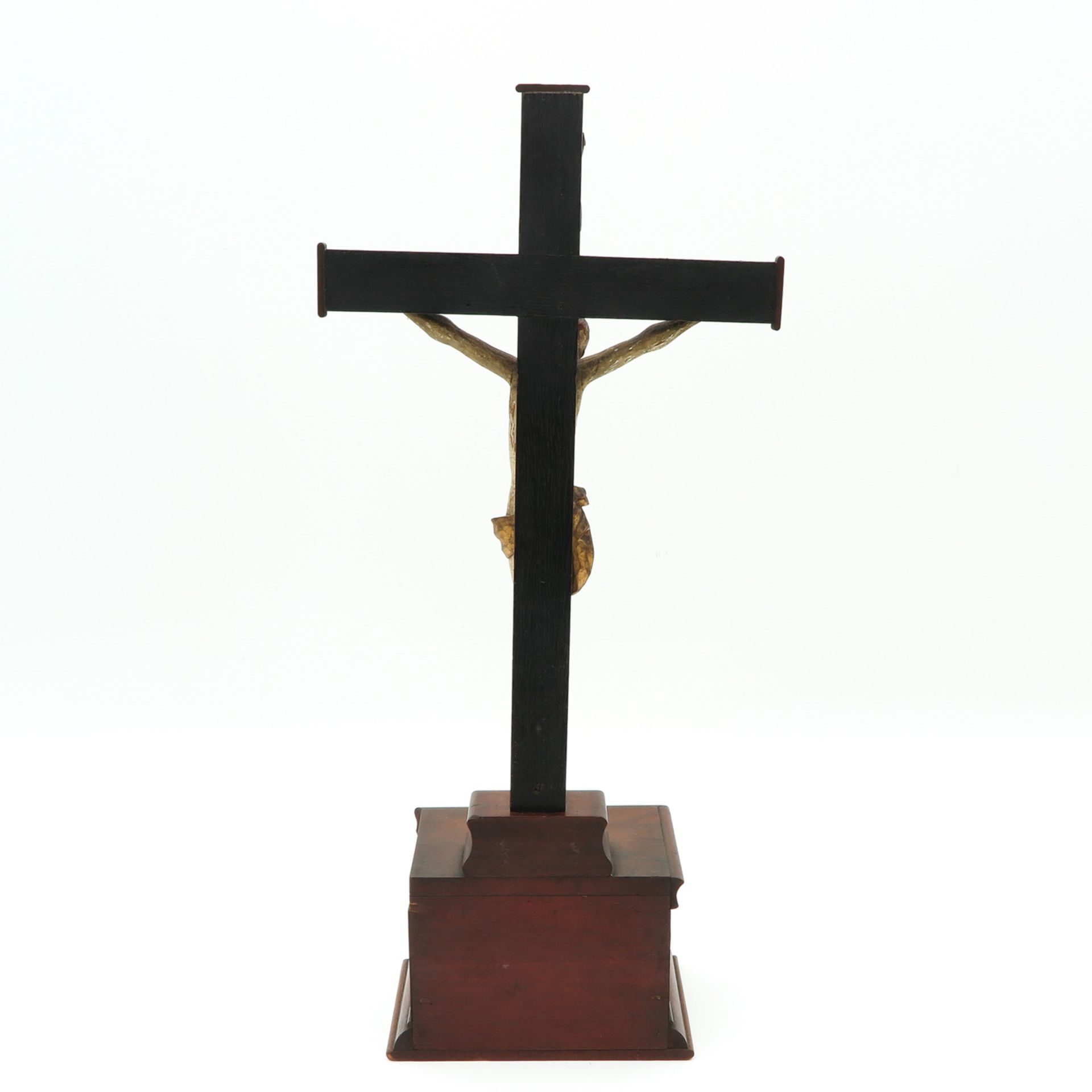 A 19th Century Crucifix - Bild 2 aus 2