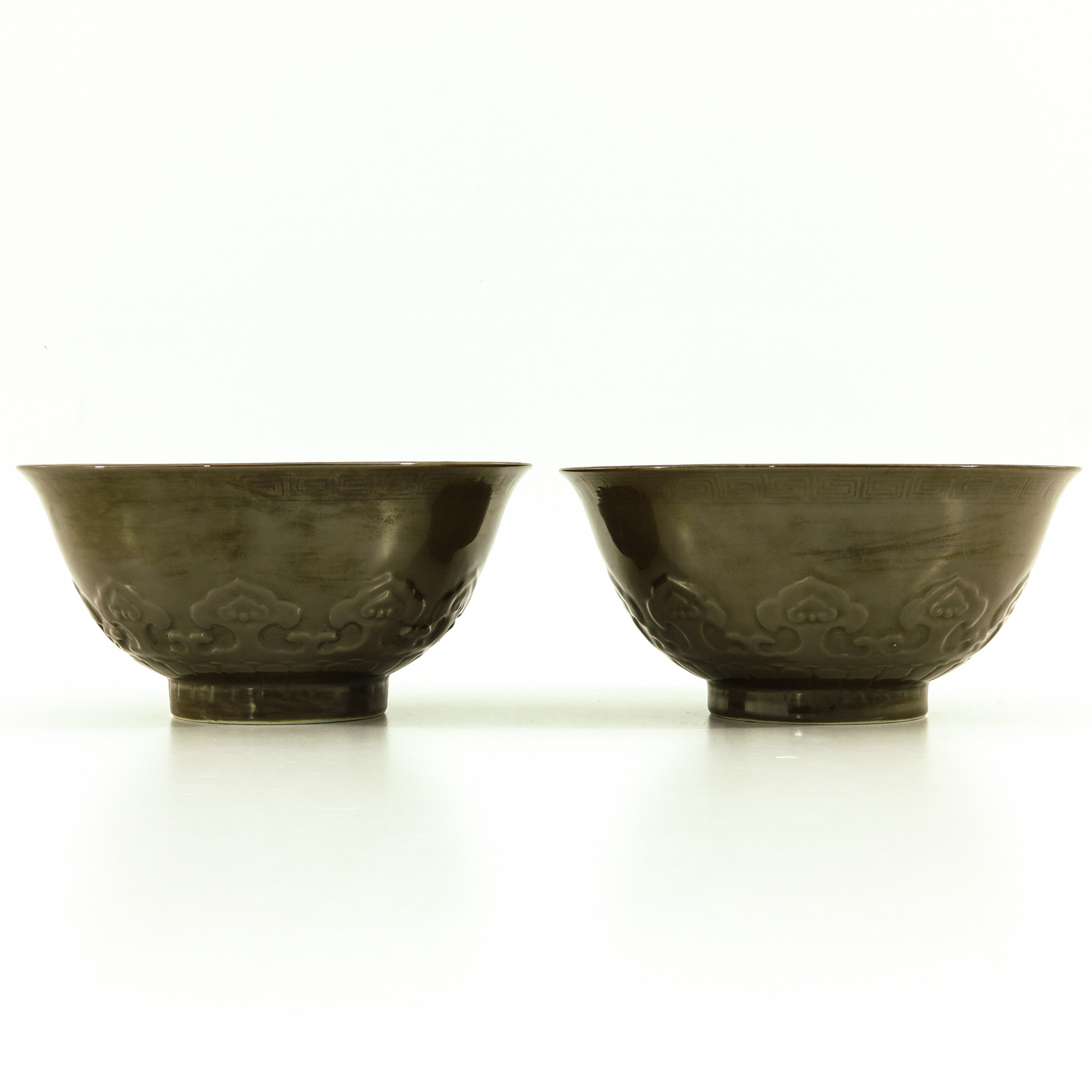 A Pair of Monochrome Brown Glaze Bowls - Image 4 of 10