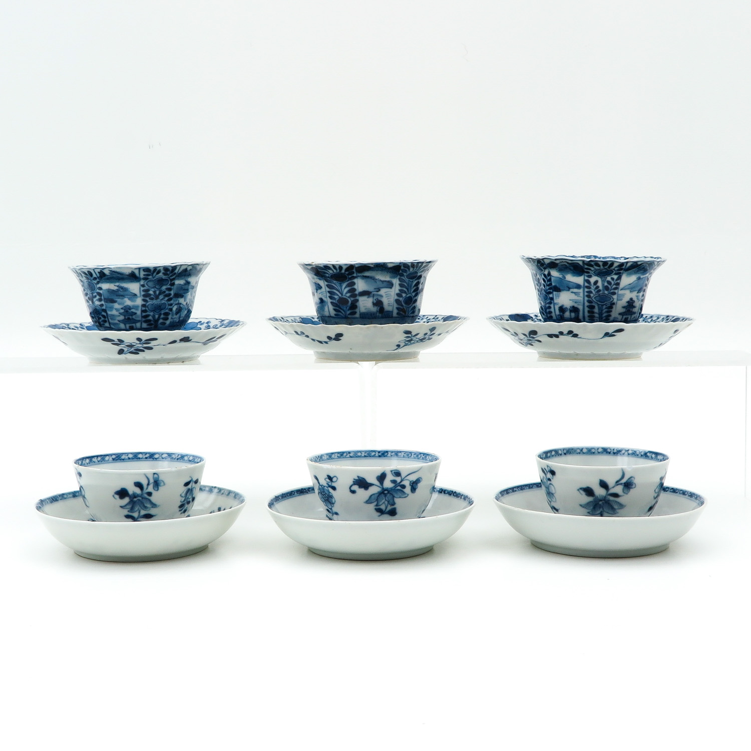 A Collection of Six Cups and Saucers - Image 3 of 10