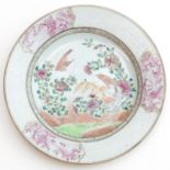 A Famille Rose Plate