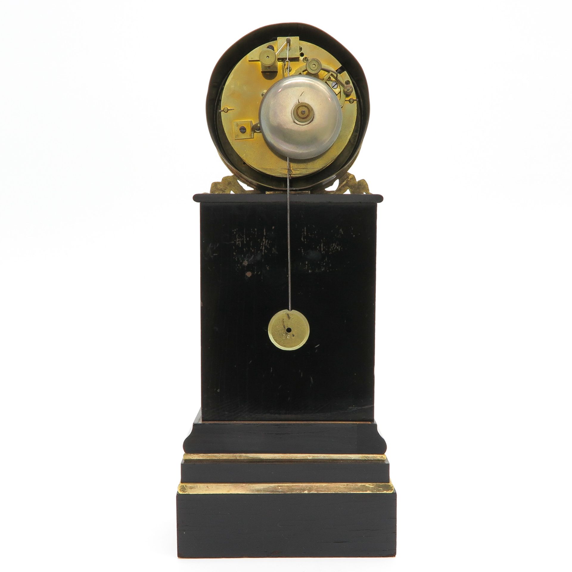 A 19th Century Empire Pendulum - Bild 3 aus 10