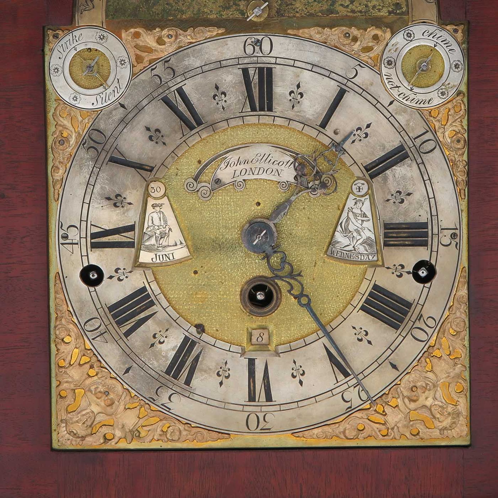 A Signed English Table Clock - Bild 6 aus 7