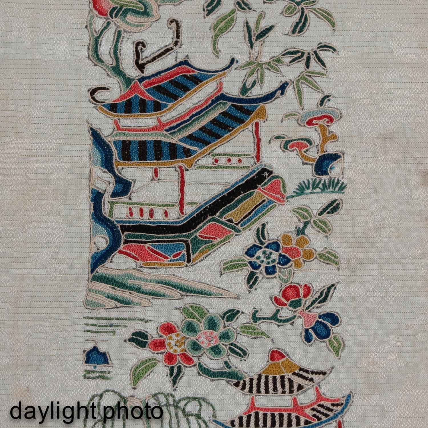 A Collection of 6 Embroidered Textiles - Image 3 of 3