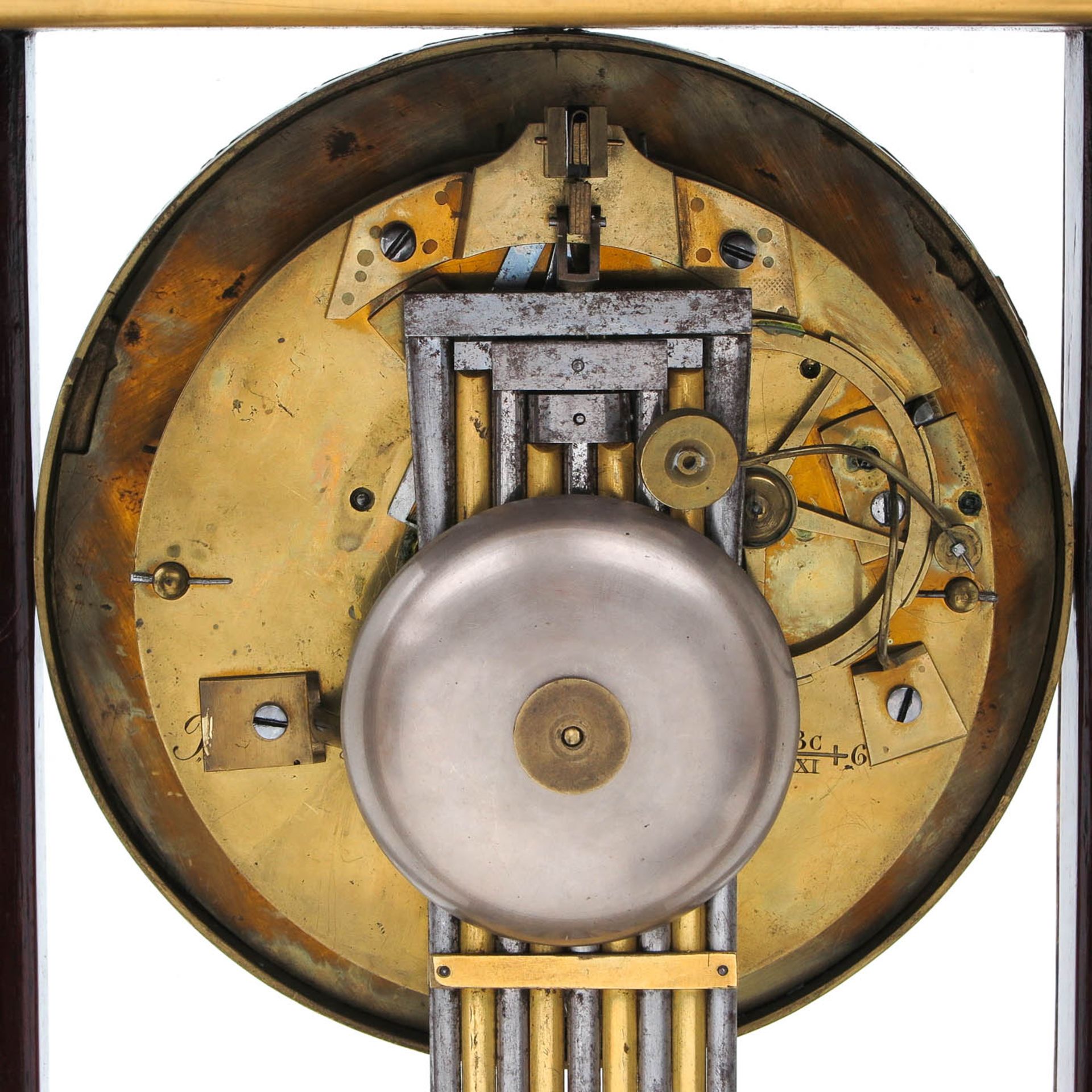 A Signed French Table Clock Circa 1800 - Bild 7 aus 9