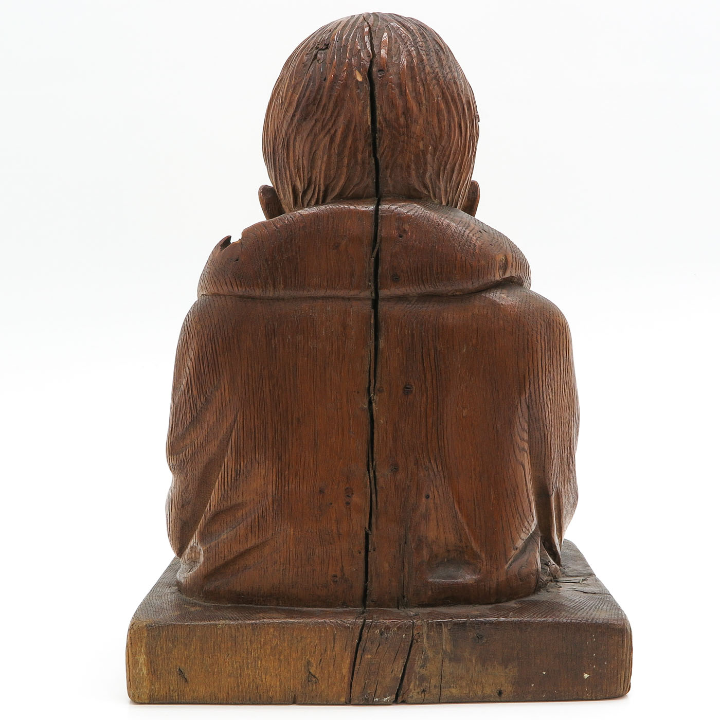 A 19th Century Oak Bust - Image 3 of 7