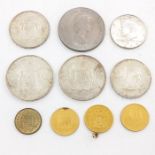 A Collection of Gold and Silver Coins