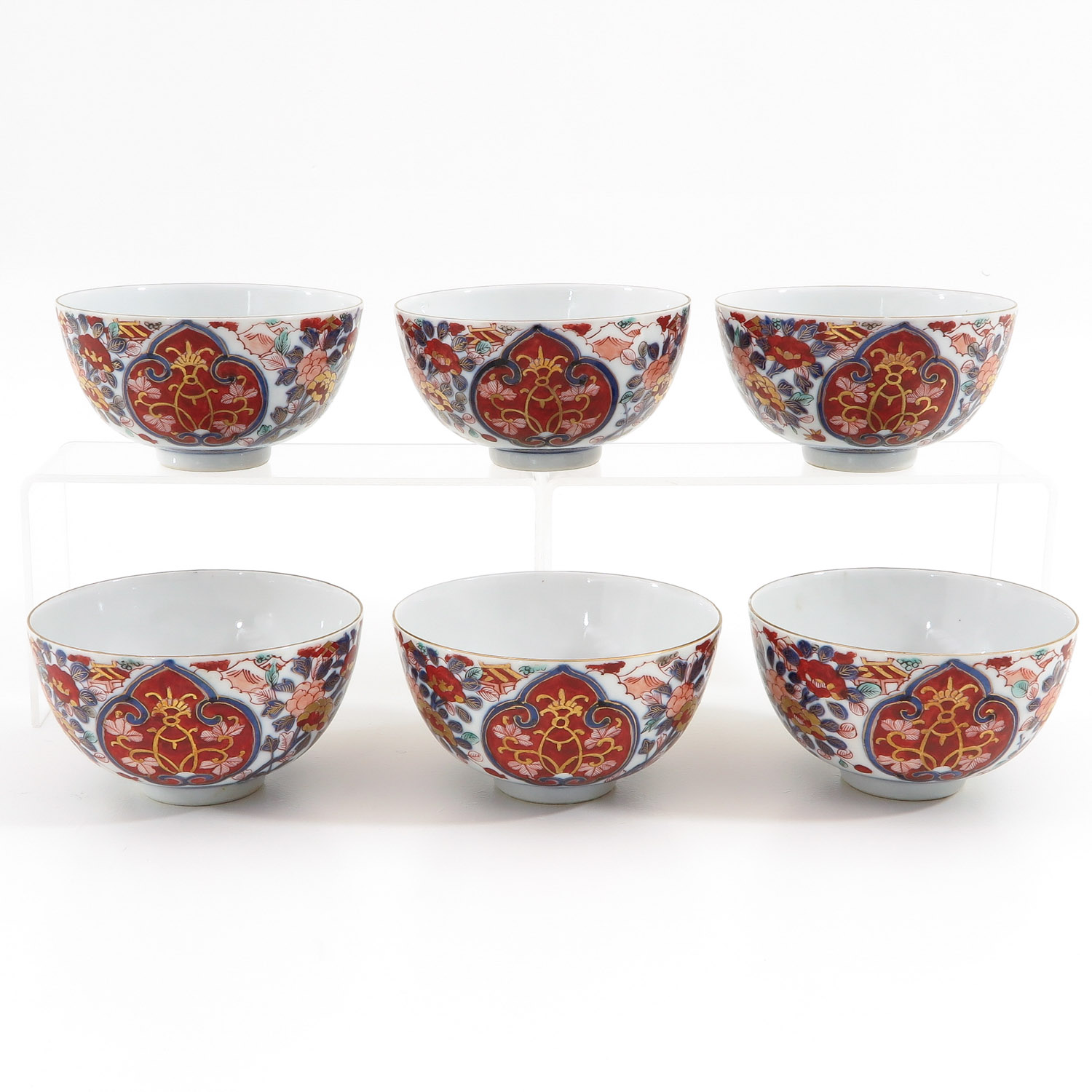 A Series of 6 Imari Bowls