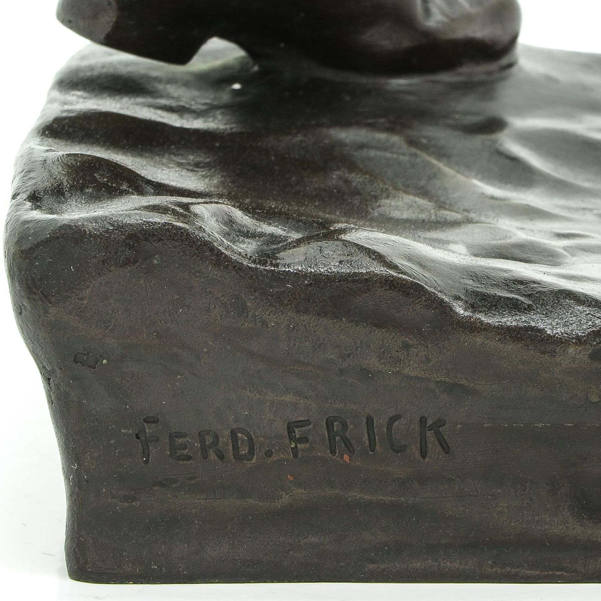 A Bronze Sculpture Signed Ferd Frick - Bild 6 aus 8