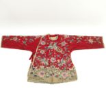 A Silk Embroidered Chinese Robe