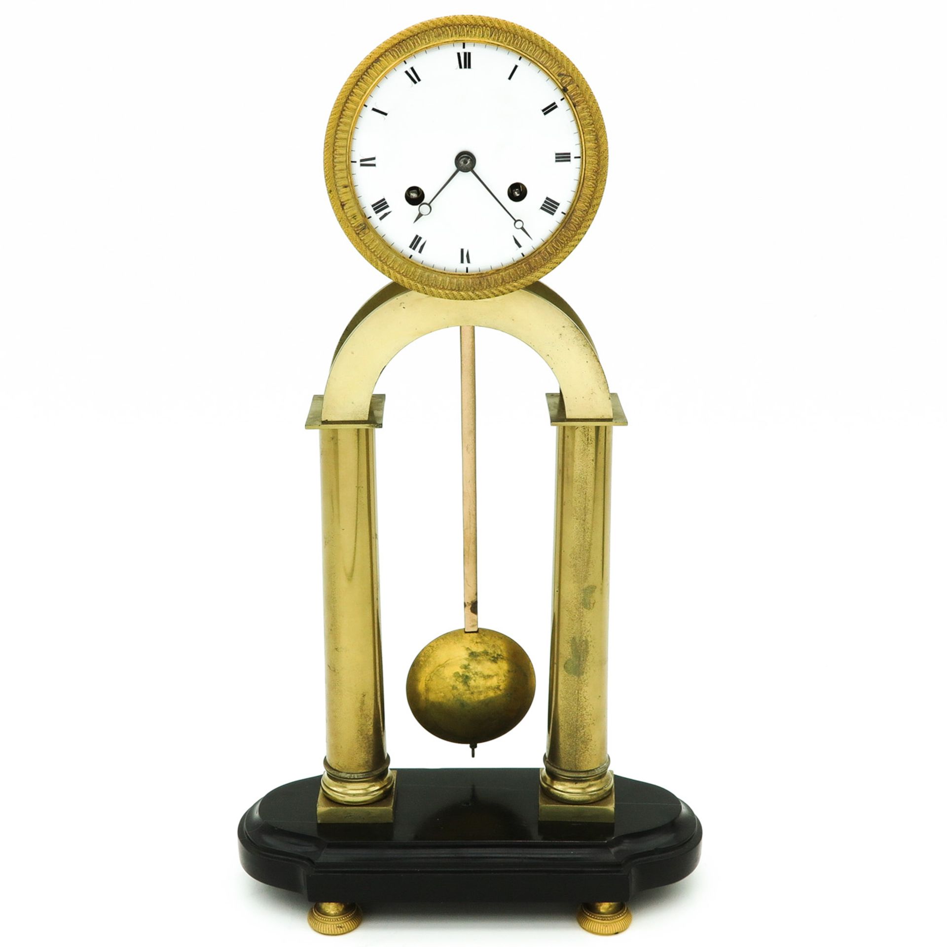 A 19th Century French Column Clock