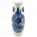 A Blue and White Vase