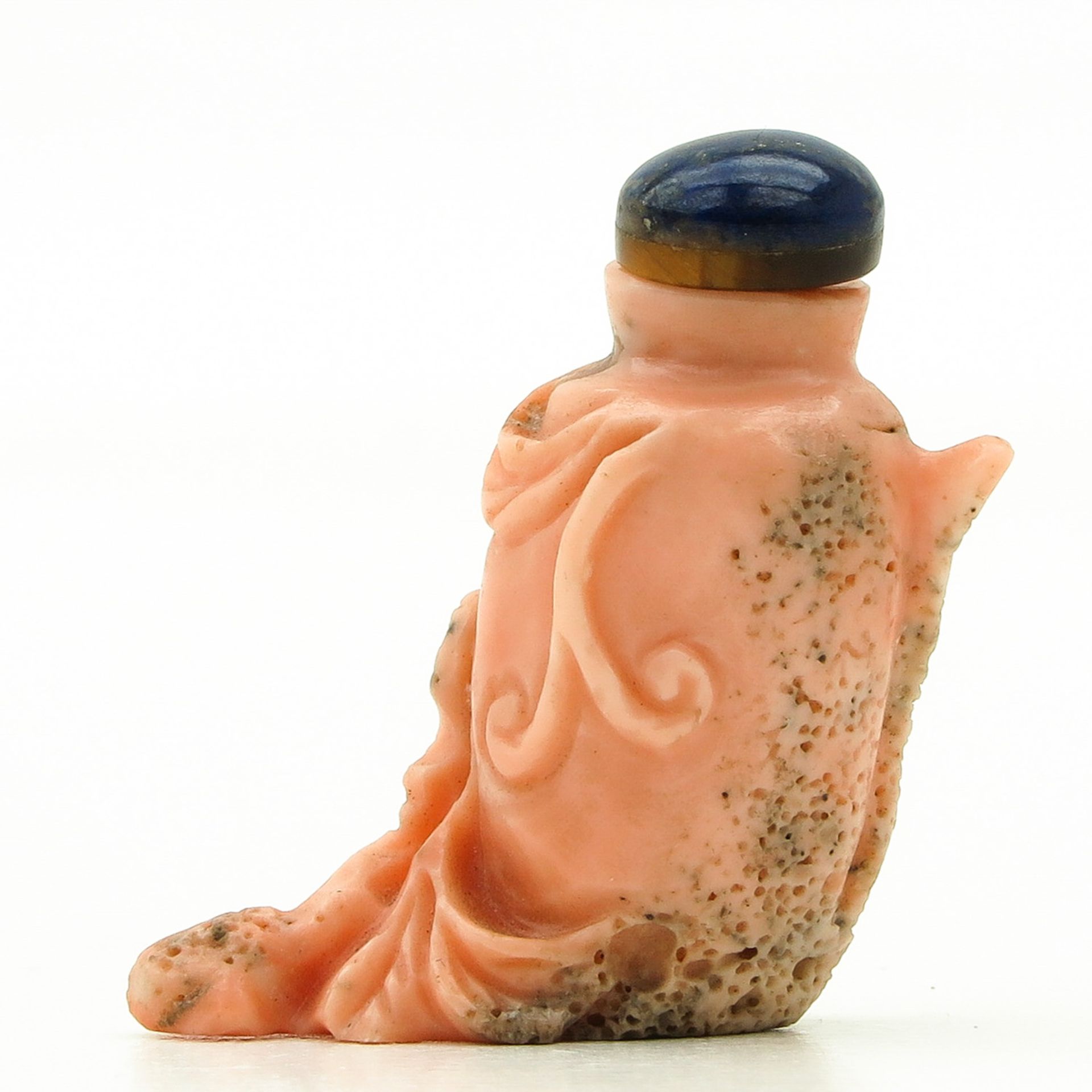 A Coral Snuff Bottle - Bild 3 aus 7