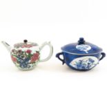 A Tureen and Teapot