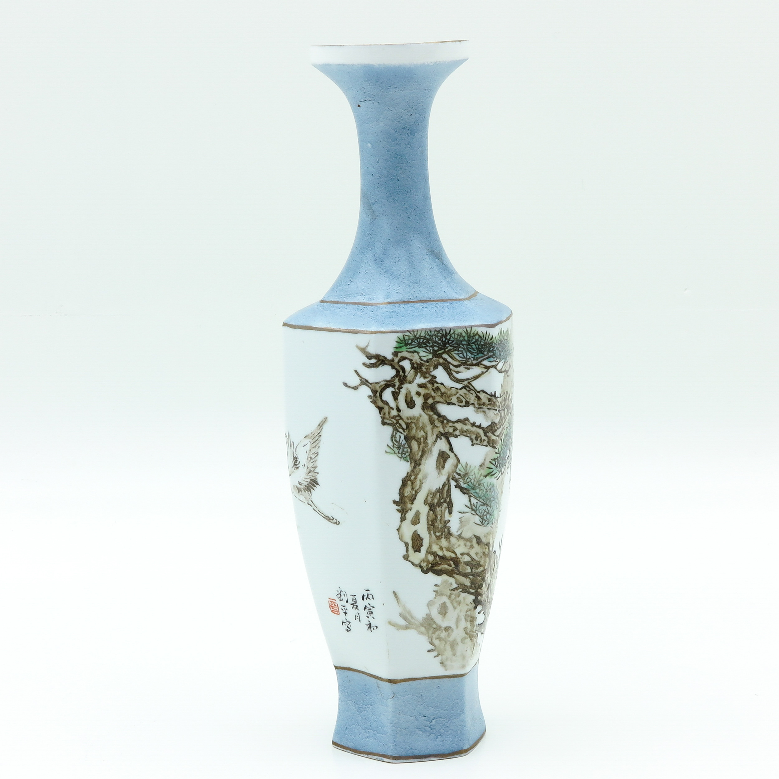 An Eggshell Porcelain Vase - Image 3 of 9