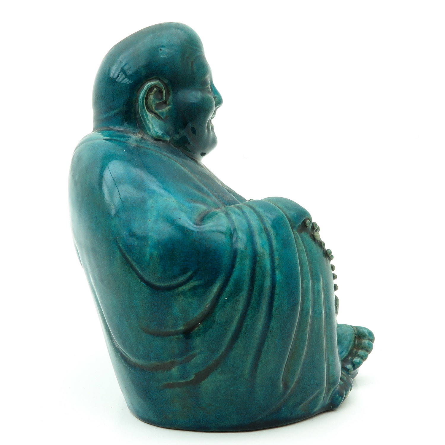 A Hotai Buddha Sculpture - Image 4 of 8
