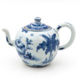 A Blue and White Teapot