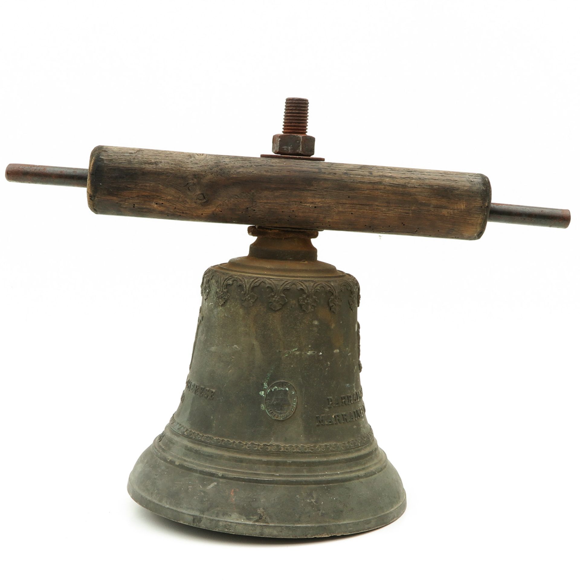 A Bronze Monastery Bell Dated 1929 - Bild 3 aus 4