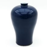 A Blue Glaze Meiping Vase