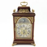 A Signed English Table Clock